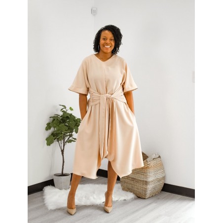 Style Sew Me-Anna Handkerchief Hem Dress