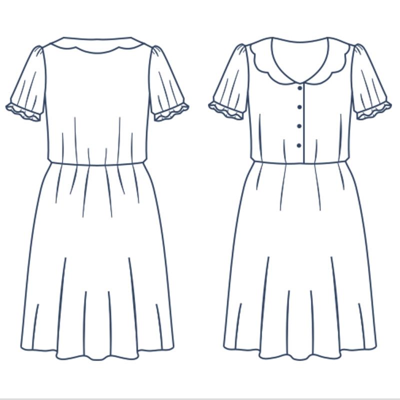 Lise Tailor - Comète Dress and Blouse Pattern | Fine Fabrics Canada